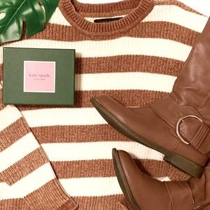 2 for $25 Love Tree Striped Sweater Rust Size Small